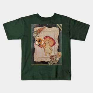 Sweet Mushroom Flower Boy Kids T-Shirt